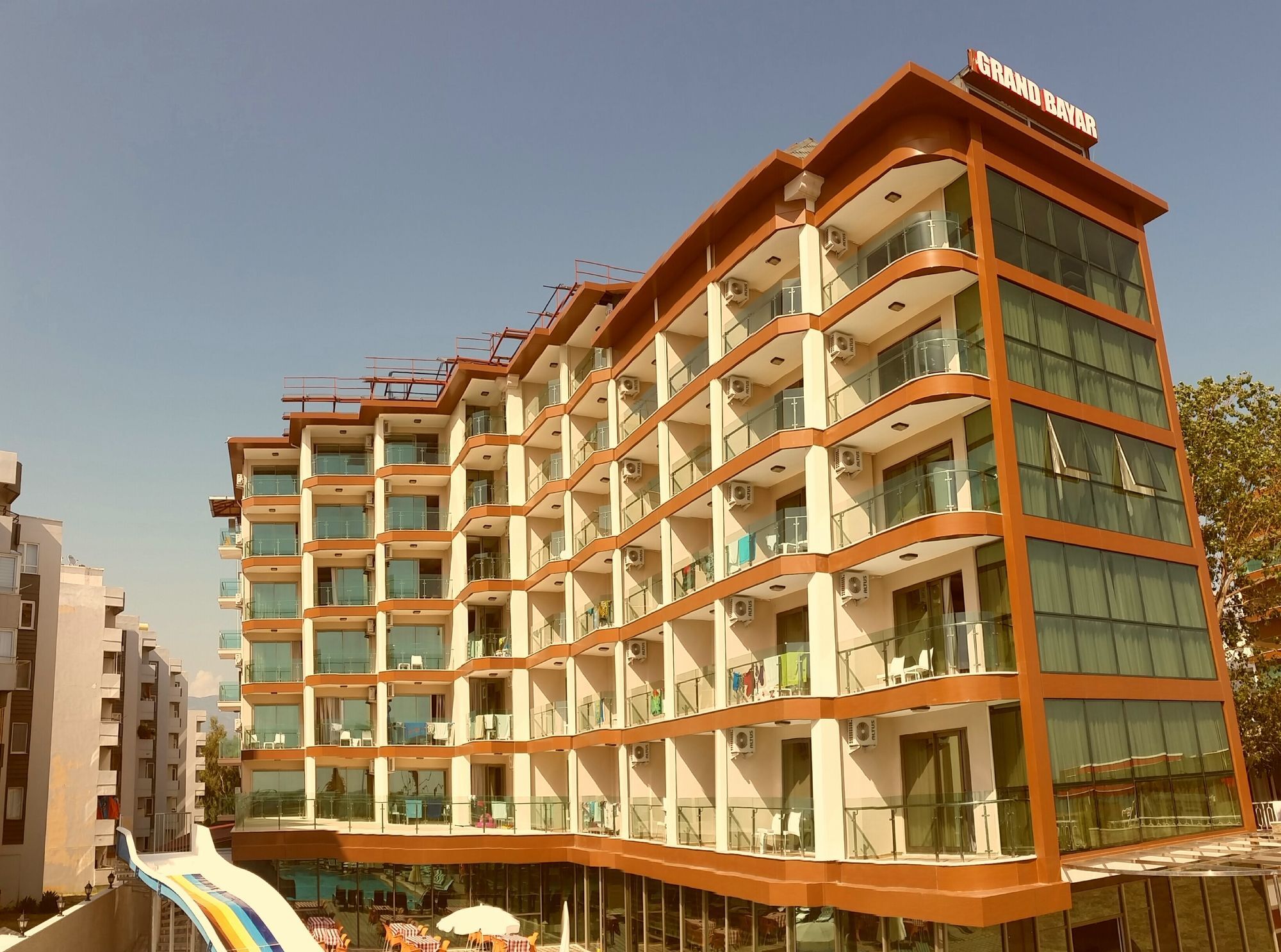 Grand Bayar Beach Hotel Alanya Esterno foto