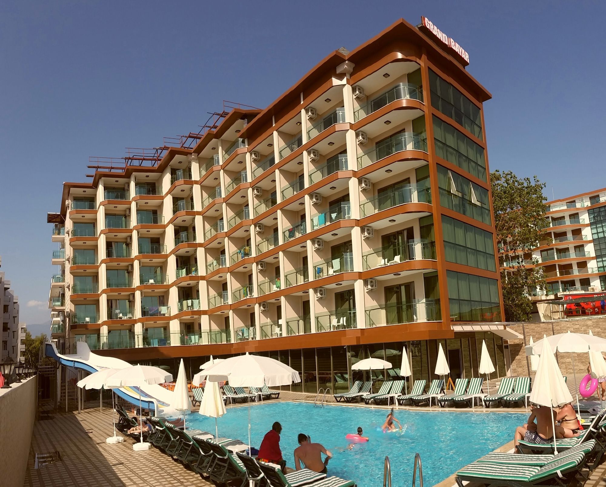 Grand Bayar Beach Hotel Alanya Esterno foto